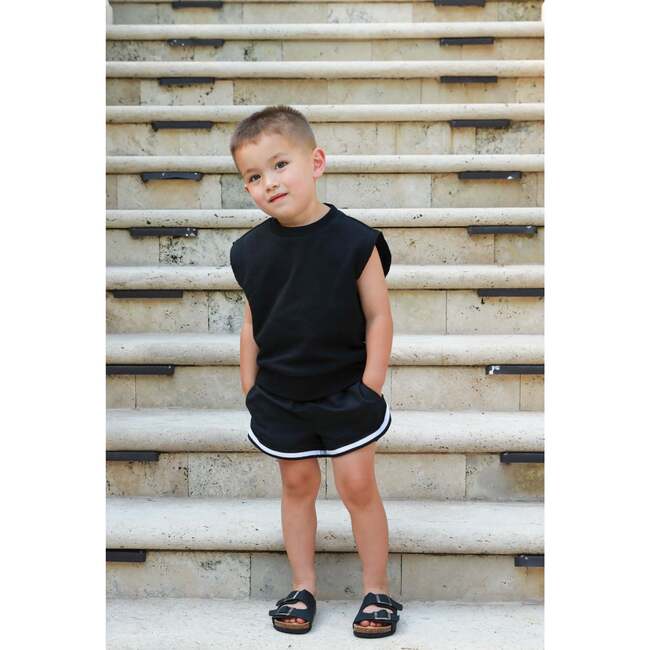 Drawstring Short, Black - Shorts - 4