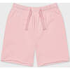 Cotton Sweat Short With Raw Hem, Heavenly Pink - Shorts - 1 - thumbnail