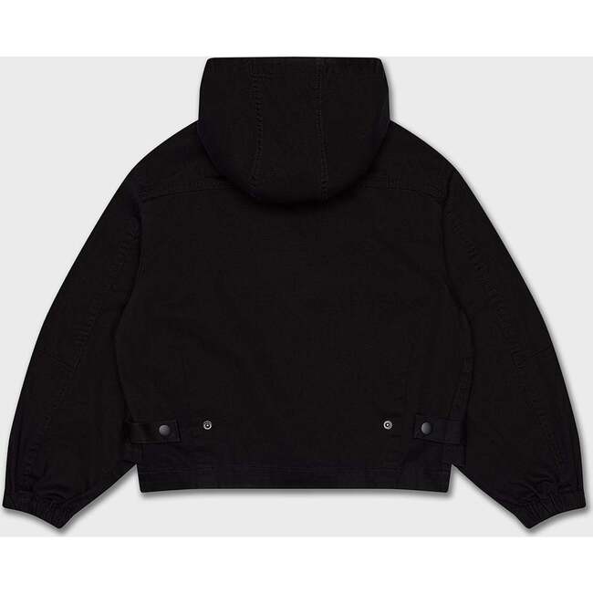 Organic Cotton Boxy Cargo, Black - Jackets - 6