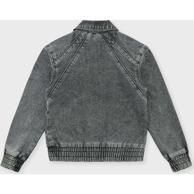 Denim Starburst Jacket, Grey Acid Denim - Jackets - 6