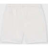 Cotton Sweat Short With Raw Hem, Off White - Shorts - 4