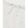 Cotton Sweat Short With Raw Hem, Off White - Shorts - 5