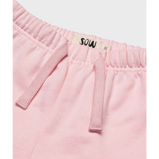 Cotton Sweat Short With Raw Hem, Heavenly Pink - Shorts - 4