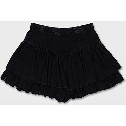 Cotton Jersey Skort, Washed Grey