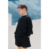 Cotton Sweat Short, Black - Shorts - 2