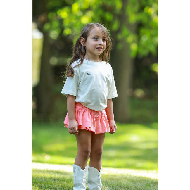 Cotton Jersey Skort, Desert Flower - Skirts - 2