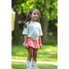 Cotton Jersey Skort, Desert Flower - Skirts - 2