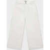 Corduroy Straight Leg Pant, Off White - Pants - 1 - thumbnail