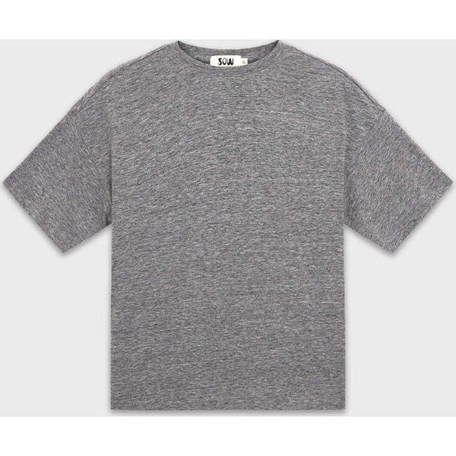 Cashmere T-Shirt, Heather Grey