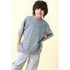 Cashmere T-Shirt, Heather Grey - T-Shirts - 2