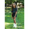Cotton Jersey Skort, Washed Grey - Skirts - 5