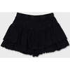 Cotton Jersey Skort, Washed Grey - Skirts - 6