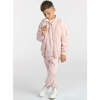 Bomber Jacket With Side Zips, Rose - Jackets - 2