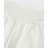 Cotton High Waisted Wide Leg Sweatpant, Off White - Sweatpants - 4