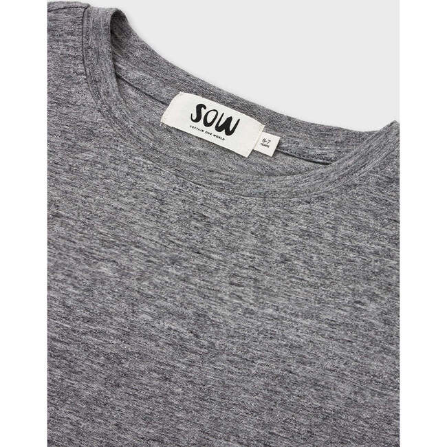 Cashmere T-Shirt, Heather Grey - T-Shirts - 7