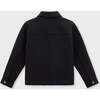 Boxy Shirt Jacket, Black - Jackets - 5