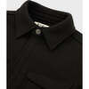 Boxy Shirt Jacket, Black - Jackets - 6
