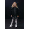 Bomber Jacket With Side Zips, Black - Jackets - 5