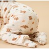 Teddy Bear Two Way Zip-Up Sleepsuit - Footie Pajamas - 3