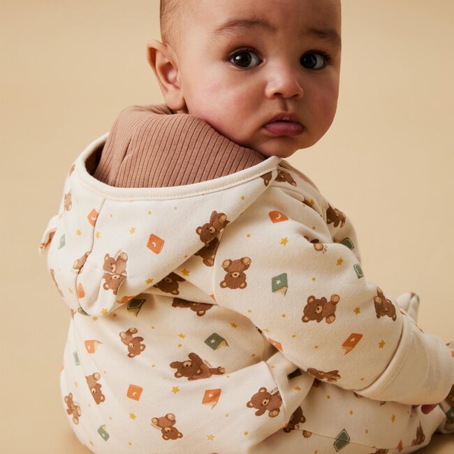 Teddy Bear Pramsuit - Snowsuits - 2