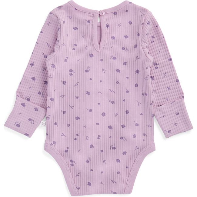 Floral Ribbed Bodysuit - Onesies - 3