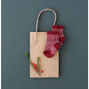 Chunky Knit Socks, Red - Socks - 3