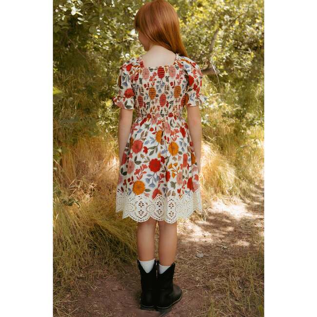 Mini Teagan Dress in Sepia Flower - Dresses - 4