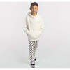 Relaxed Cotton Sweatpant, Off White with Black Animal Check - Sweatpants - 5