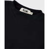 Cotton Mock Neck Cropped Sweatshirt, Black - Sweatshirts - 4