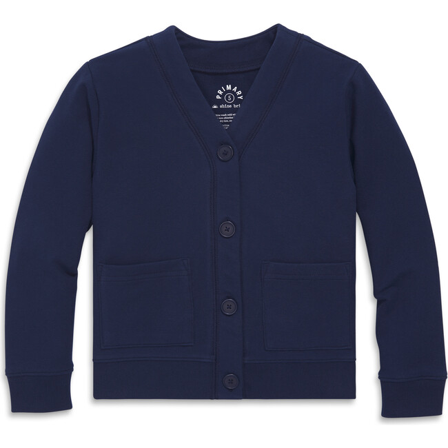 Kids Sweatshirt Cardigan, Navy