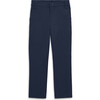 Kids Stretch Chino Elastic-Back Pant, Dark Navy - Sweatshirts - 1 - thumbnail