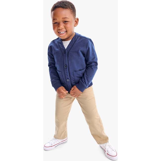 Kids Stretch Chino Elastic-Back Pant, Light Khaki - Sweatshirts - 2