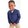 Kids Sweatshirt Cardigan, Navy - Sweatshirts - 2