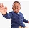 Kids Sweatshirt Cardigan, Navy - Sweatshirts - 3