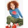 Kids Long Sleeve Saturn Tee, Moonlight - T-Shirts - 3