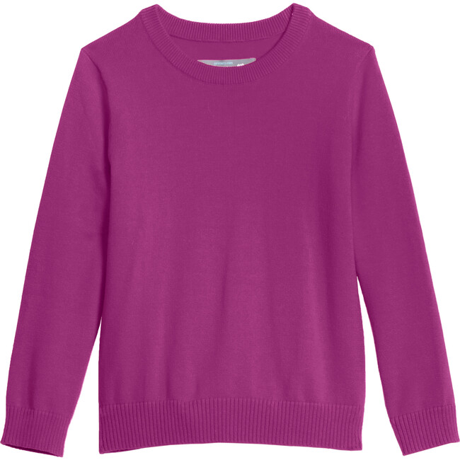 Kids Crewneck Sweater, Boysenberry