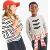 Kids Long Sleeve Bat Tee, Heather Grey - T-Shirts - 3