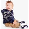 Baby Lined Stretch Chino Drawstring Pant, Dark Navy - Pants - 2