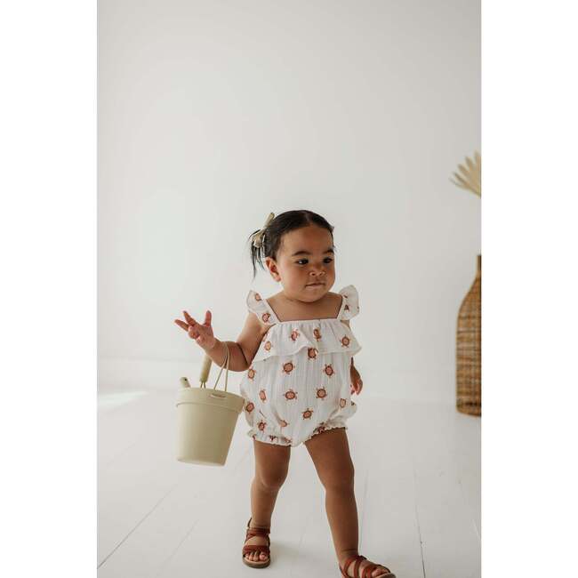 Gauze Bubble Romper Harbor Blue - Rompers - 2