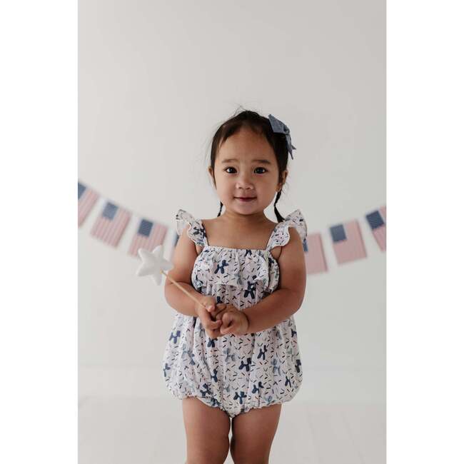 Gauze Bubble Romper Balloon Dogs - Rompers - 4