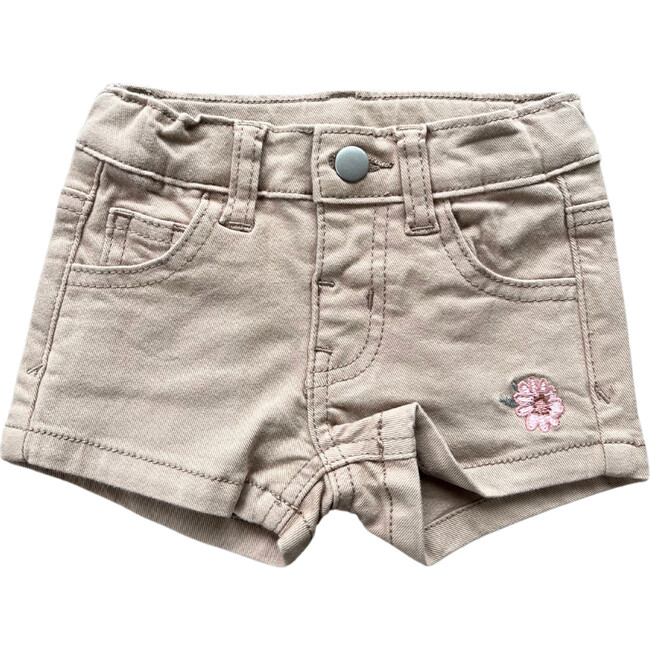 Girl's Twill Shorts Khaki