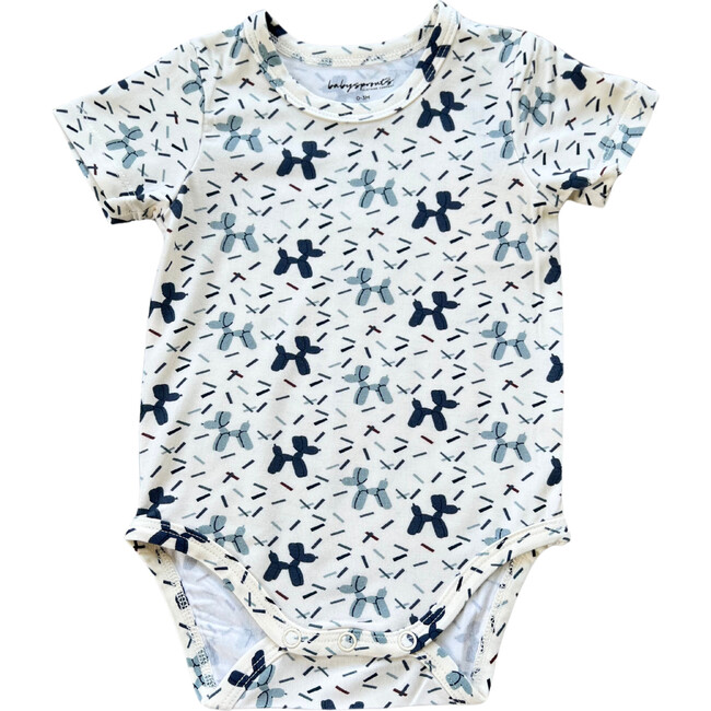 Baby Short Sleeve Bodysuit Balloon Dogs