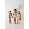 Girl's Two-Piece Crop Swimsuit Stripe in Toffee - Two Pieces - 3