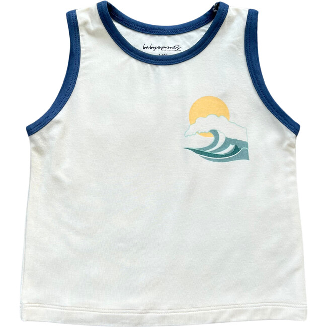 Boy's Tank Top Happiness Comes in Waves