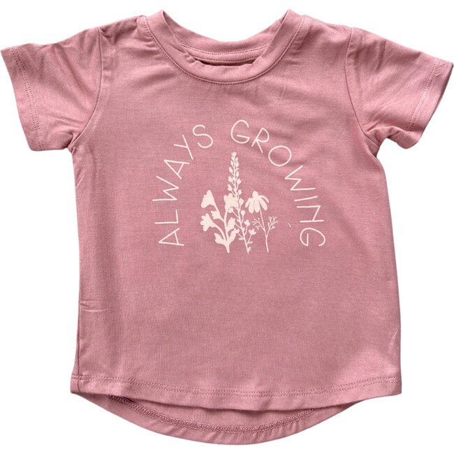 Girl's Short Sleeve Tee Always Growing