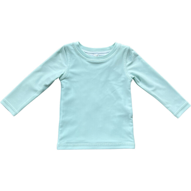 Long Sleeve Rash Guard Swim Shirt Harbor Blue