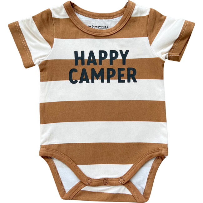 Baby Short Sleeve Bodysuit Happy Camper