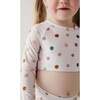 Girl's Two-Piece Crop Swimsuit Stripe in Toffee - Two Pieces - 6