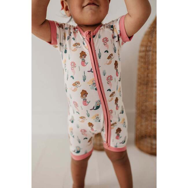 Summer Zip Romper Oceanic Whales - Rompers - 4