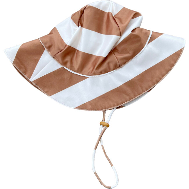 Sun Hat Stripe in Toffee